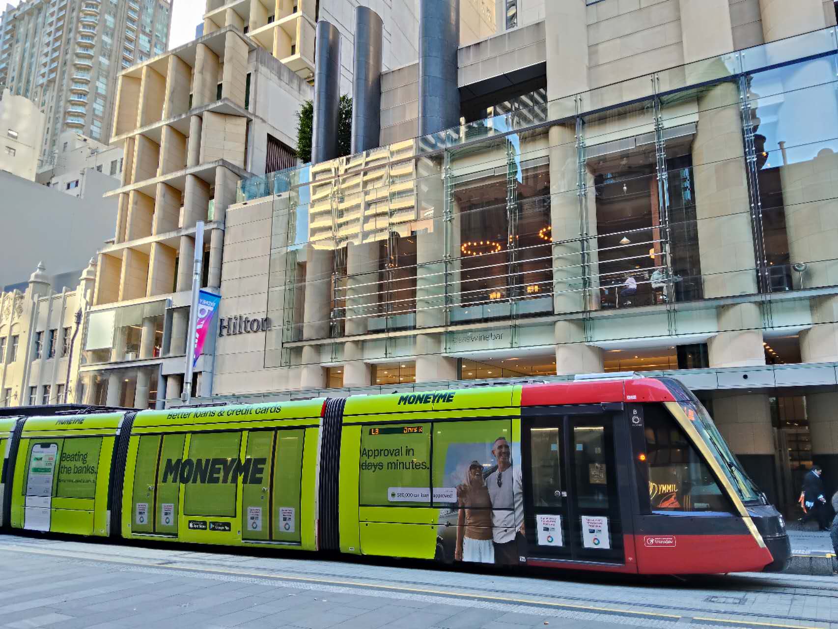 light trail in Sydney
